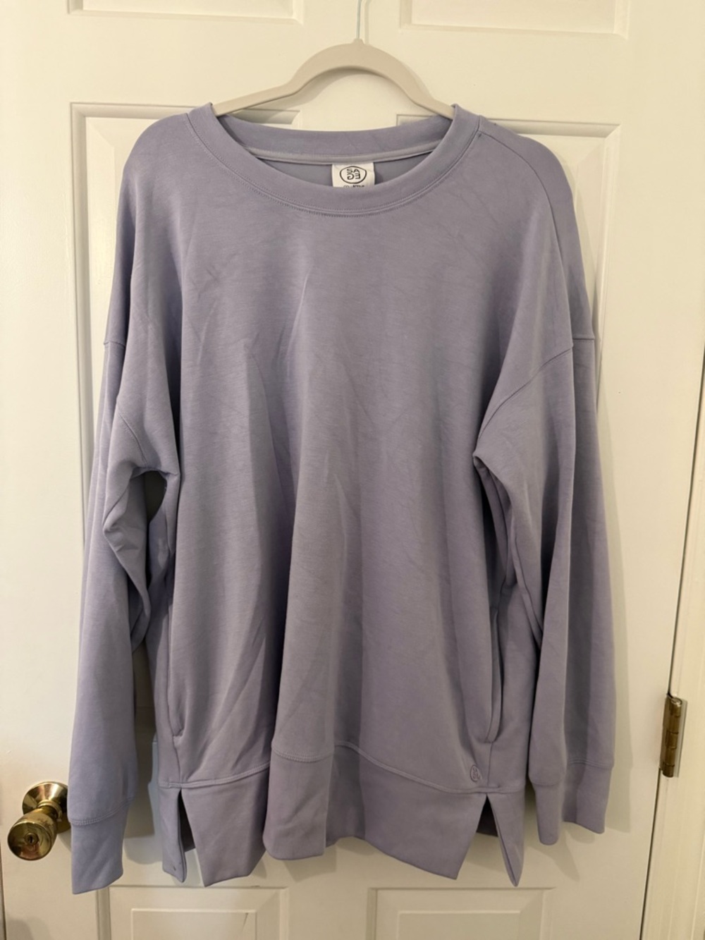 Women’s Off-the-Shoulder Sweater — Lavender